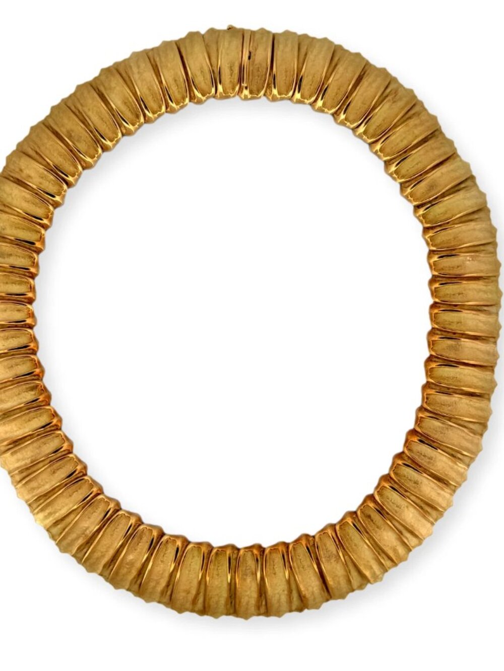 D.F. Walter One-of-a-Kind Cleopatra Necklace 18K Gold Elegant & Heavy 18.5" 181G